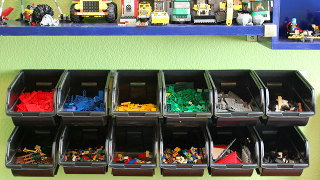 使用bins是一个很好的LEGO存储思想
