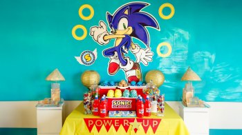 图片儿童生日派对思想Sonic theHedgehog